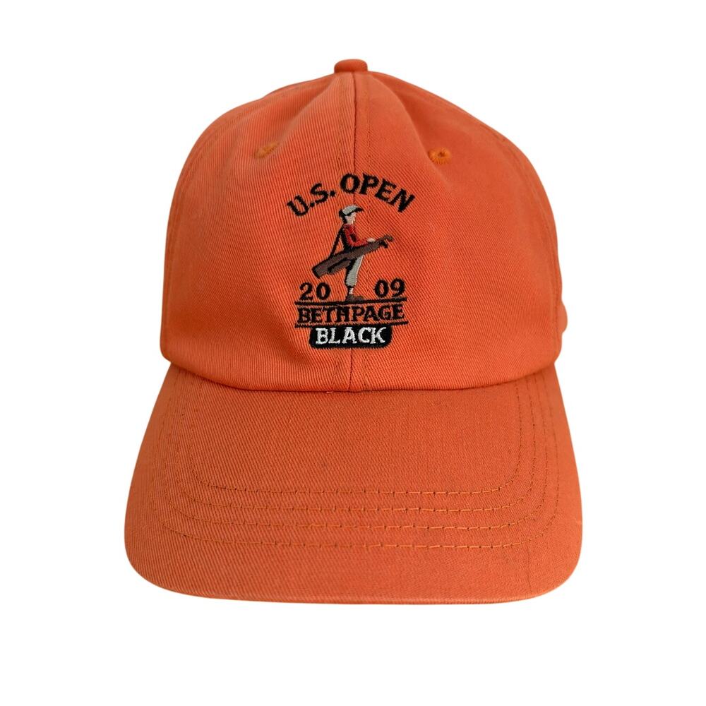 AHEAD Classic Cut U.S. Open 2009 Bethpage Black Golf Hat – Orange Adjustable Cap